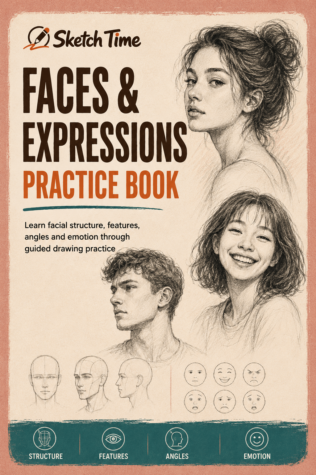 Faces Expressions Practice Book